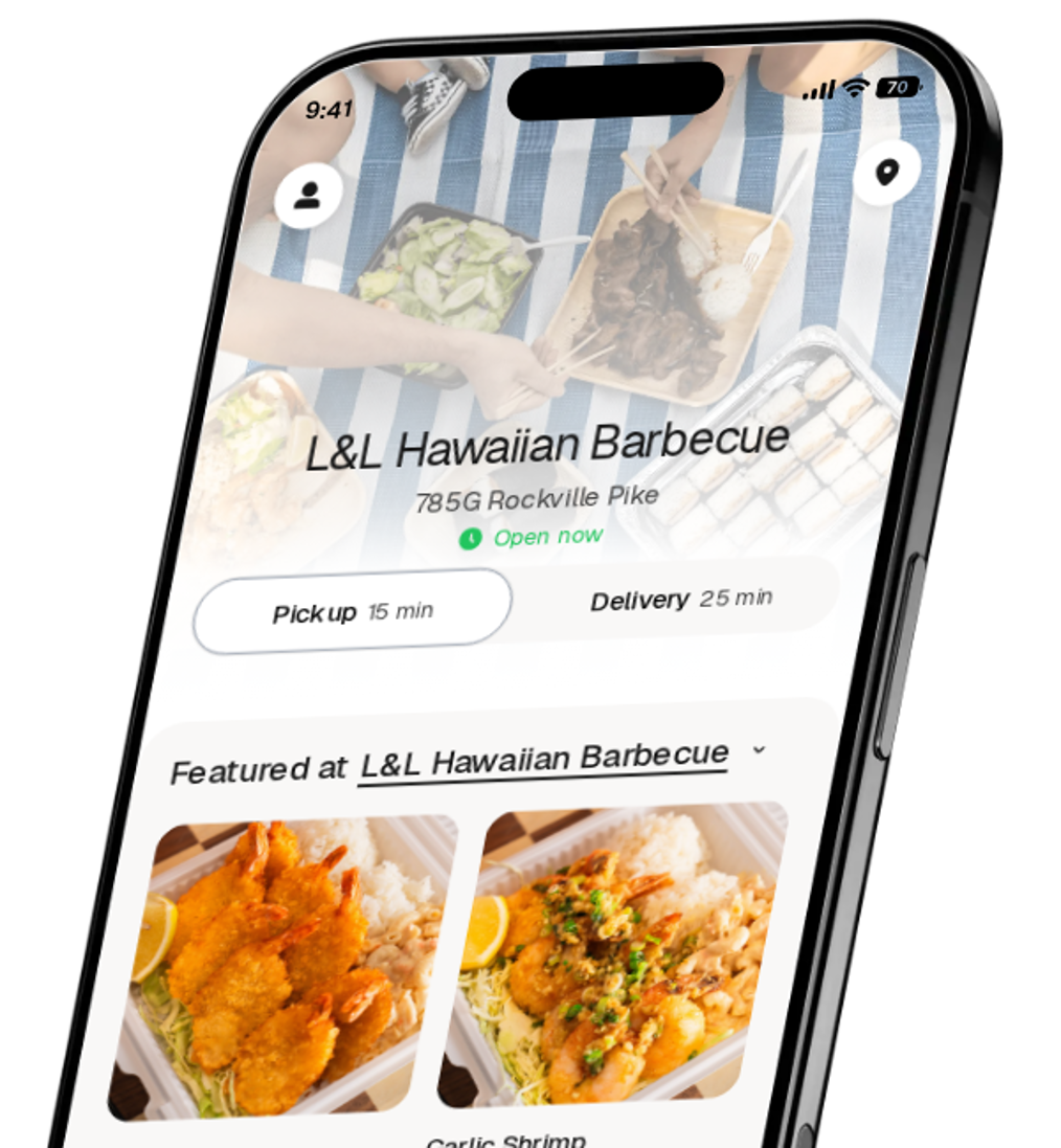 L&L Hawaiian Barbecue app preview