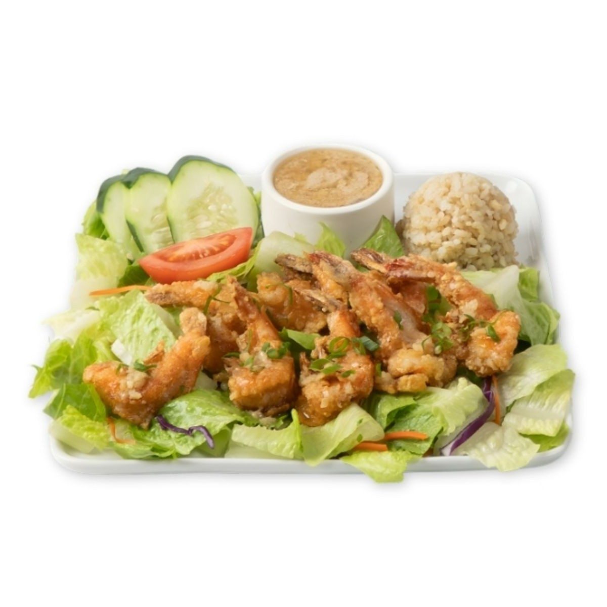 Lighter Garlic Shrimp.