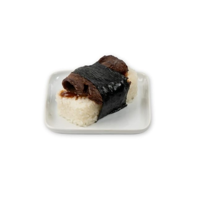 BBQ Beef Musubi.