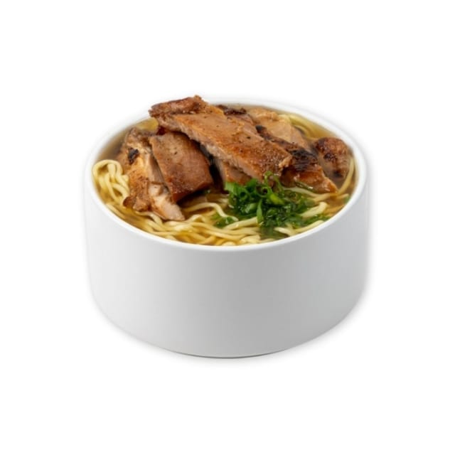 Saimin w/ BBQ Chicken.