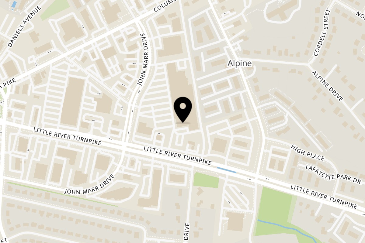 Map showing the location of L&L Hawaiian Barbecue Annandale on 4363 John Marr Dr in Annandale
